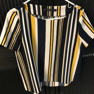 Zara Stripe Scuba Box top